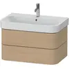 Duravit, Badezimmerschrank, WTU HAPPY D.2 PLUS 775x490mm 2 Schubk No w...