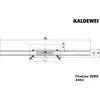 Kaldewei DA FlowLine Zero 2401, 1200mm alpinweiss matt, 1 Stk.