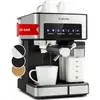 Klarstein Espresso Siebträgermaschine mit Milchaufschäumer, 1,8L Mini-...