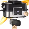 Klarstein 2-in-1 Heißluftfritteuse mit Grill, Airfryer mit Schnellaufh...