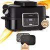Klarstein 2-in-1 Heißluftfritteuse mit Grill, Airfryer mit Schnellaufh...