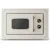 Klarstein Victoria 20 Einbau-Mikrowelle - Retro, 20 L, 800 W Mikrowell...