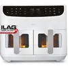MEDION P20 XXL Airfryer Heißluftfritteuse mit 2 Kammern