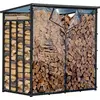 Wetterschutz Wand 178 x 177 cm Hinten, Einzeln für Kaminholzregal 185 ...