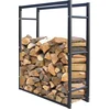 Metall Kaminholzstand 90x25x90cm Kaminholzlager Metallregal Stapelhilf...