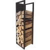 Metall Kaminholzregal 25 x 25 x 90 cm Wandregal Kaminholzlager