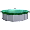 Poolabdeckung Rund für 160-200 cm Pools | Planenmaß Ø 260 cm | Grün | ...