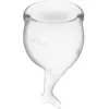 Satisfyer Feel Secure Menstrual Cup Set Transparent 1 ct