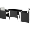 tectake® Rattan Sitzgruppe Lausanne für 2 Personen