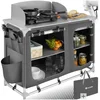 tectake Campingtisch Camping-Klapptisch, Maße: 116 x 52 x 107 cm, wett...