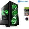 Gaming PC AMD Ryzen 7 7700, 3800 MHz, GeForce RTX 4060, 16 GB DDR5-RAM...