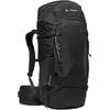 Rucksack aus recyceltem Polyester VAUDE Asymmetric Schwarz 60 L