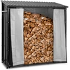 Expondo hillvert Kaminholzregal - mit Plane und Dach - 800 kg - 89 x 1...