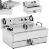 Fish and Chips Donut Fritteuse mit Abtropffläche 3000 W 16 L 230 V