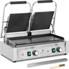 Doppelkontaktgrill mit glatter und geriffelter Platte 48 x 23 cm 3600 ...