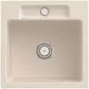 Villeroy & Boch Keramikspüle 33451FFU, Siluet 50 S flat Flächenbündige...