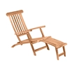 Möbilia Gartenliege aus Teak Holz | Liegestuhl mit 4 Liegepositionen |...