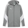 Sweatjacke mit Kapuze Puma TeamEvostripe Grau XL