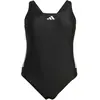 Badeanzug, Damen adidas 3-Stripes Schwarz 1X