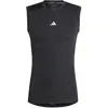 Kompressions-Top adidas Techfit Schwarz XL