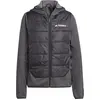Adidas Damen Winterjacke Modell IR7882 mit Kapuze, klassisch, Graphit