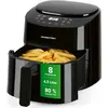 GOURMETmaxx Heißluft-Fritteuse Digital - 4,5l - 1400W - schwarz Heißlu...