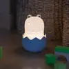 LED-Akku-Nachttischleuchte Diggy Dino, USB, RGBW