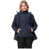 Jack Wolfskin Damen Moonrise 3in1 Jkt W, Night Blue, M EU