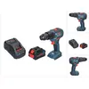 Bosch Professional, Bohrmaschine + Akkuschrauber, GSB 18V-55 Professio...