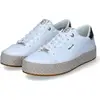 Tamaris Damen sportliche Halbschuhe/ Low Sneaker Weiß Kunstleder