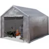 TOOLPORT Lagerzelt 3x4 m Zelthalle Unterstand Zeltgarage PE Plane 350 ...