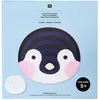 Rico Design Malen nach Zahlen Set, Pinguin, FSC 100