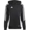 Trainings-Hoodie Kind adidas Tiro 24 Schwarz 7/8 Jahre alt