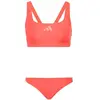 Bikini mit V-Ausschnitt für Damen adidas 3-Stripes Rose 50