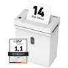 IDEAL Aktenvernichter IDEAL Shredcat 8200 CC, 4 x 40 mm Partikelschnit...