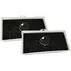 vhbw 2x Aktivkohlefilter kompatibel mit Bosch DHL575B/02, DHL575B/01, ...