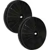 vhbw 2x Aktivkohlefilter kompatibel mit Elica FS 301 GE 60A GA2L 25815...