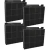 vhbw 4x Aktivkohlefilter kompatibel mit Elica Galaxy, Galaxy Island, G...