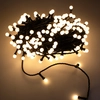Spetebo Lichterkette 200 warm weiße LED Kugeln - 20m / In-Outdoor / Ti...