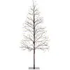 BELIANI Outdoor LED Weihnachtsbeleuchtung Braun PVC u. Metall 150 cm i...
