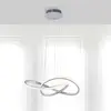 LED-Hängeleuchte Maria, 3-step-dim, aluminium