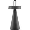 LED-Tischlampe - H 28,9 cm - Schwarz - Kunststoff - Silikon - dimmbar