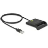 Delock 91724 Chipkartenleser USB-A schwarz (91724) (USB 2.0), Speicher...