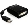 Delock Adapter Displayport Stecker > DVI Buchse schwarz