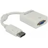 Delock Monitoradapter DP zu VGA-Bu weiss (VGA, 12 cm), Data + Video Ad...
