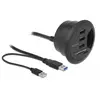 DeLOCK 62869, Schwarz, 80 mm, 80 mm, 35 mm