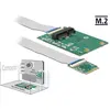 Delock Konverter M.2 Key A+E Stecker > 1 x Mini PCIe Slot half size / ...