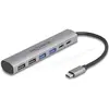 DeLOCK 6 Port USB Hub mit 4 x USB Typ-A Buchse und 2 x USB Type-C Buch...