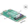 Delock 64338 Adapter Mini PCIe Stecker> M.2 Key E Slot (64338), Kontro...