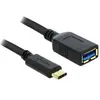 Delock Usb C Auf Usb A 3.1 M/f Adapter 15 Cm